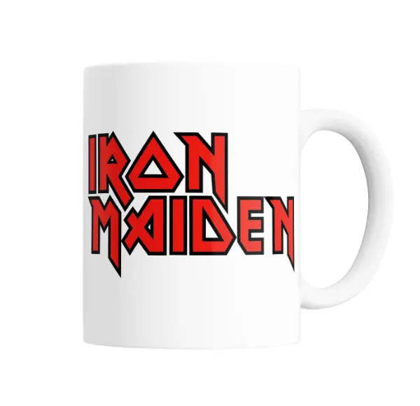 Taza de Cerámica Iron Maiden Logo Rojo