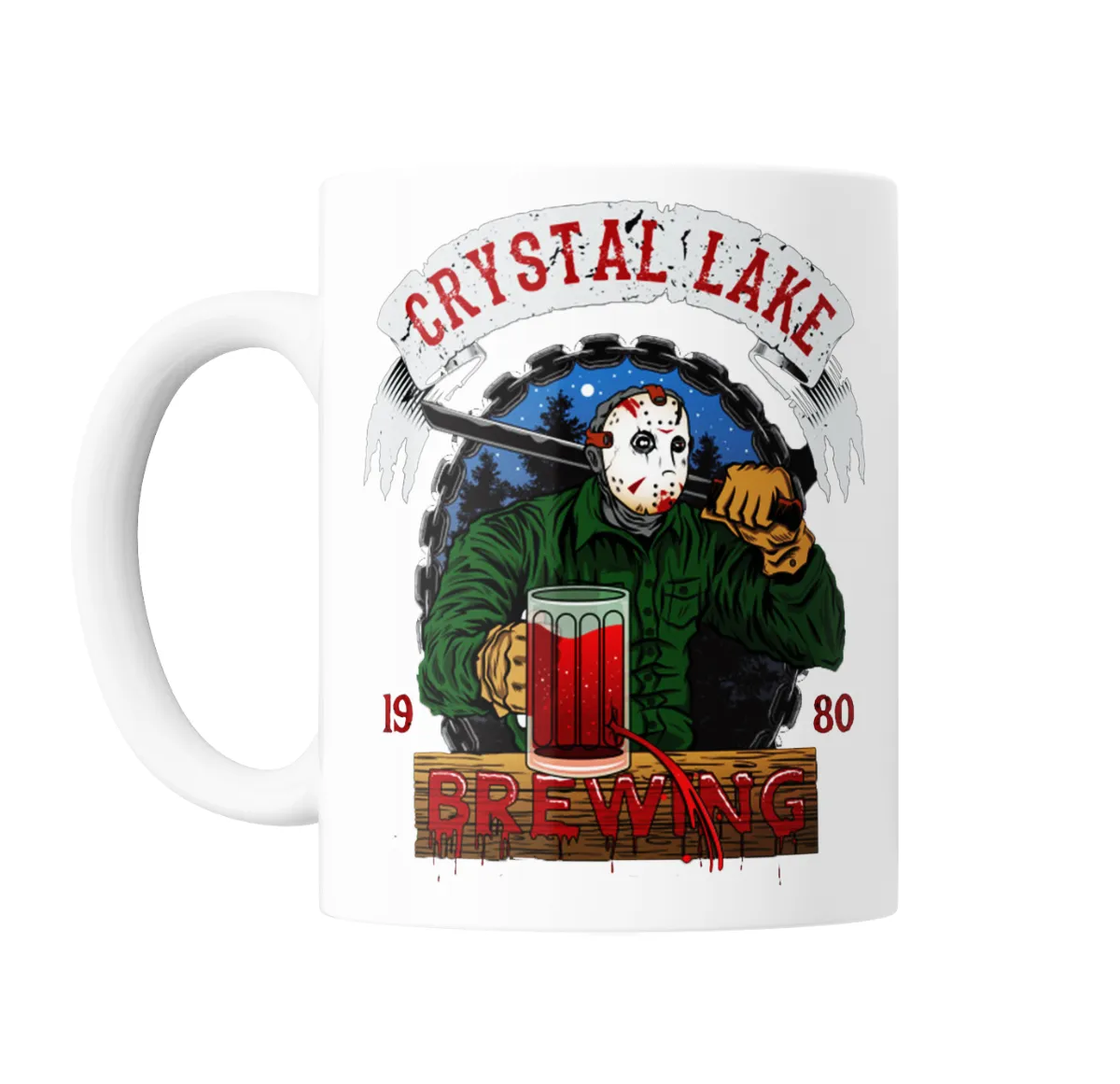 Taza de Cerámica Jason Crystal Lake Brewing 1980 - vista 2