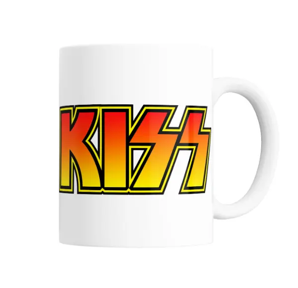Taza de Cerámica Kiss Logo Clásico