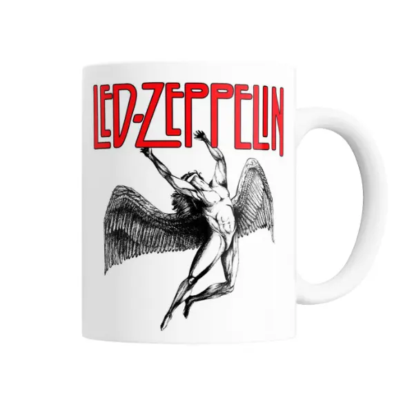 Taza de Cerámica Led Zeppelin Logo e Ícaro
