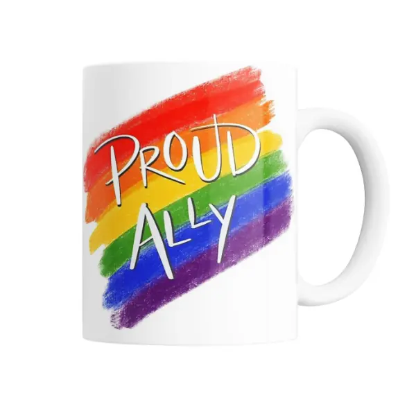 Taza de Cerámica Proud Ally Arcoíris