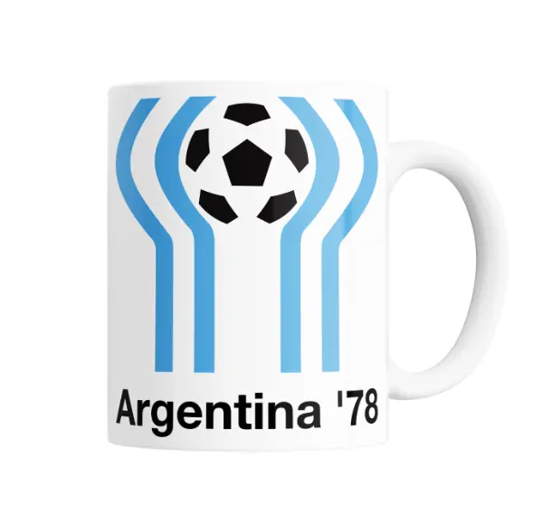 Taza de Cerámica Mundial Argentina 78