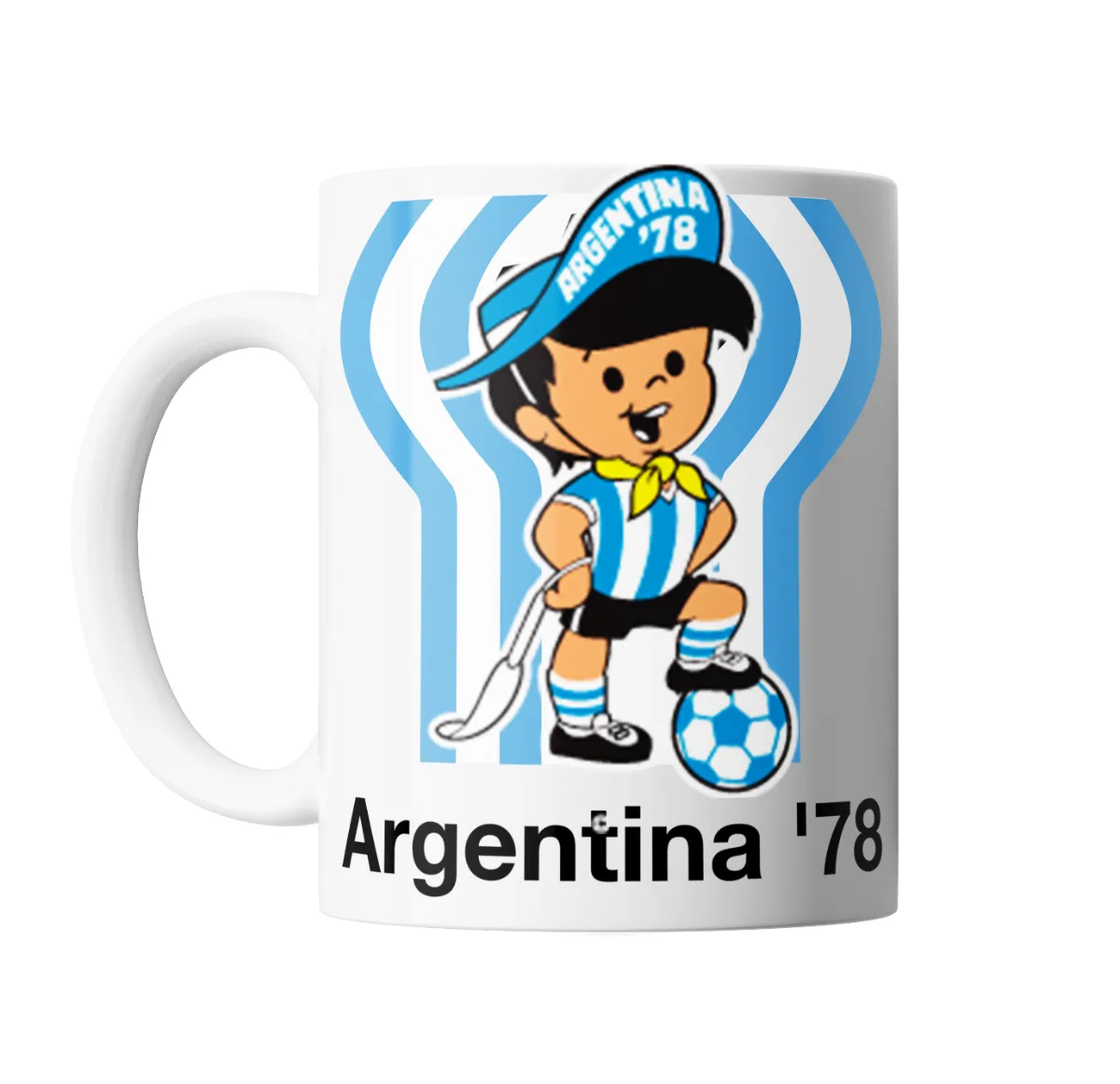 Taza de Cerámica Mundial Argentina '78 Gauchito - vista 2