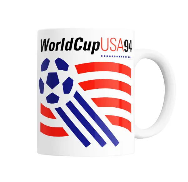 Taza de Cerámica Mundial USA 94 Logo Oficial