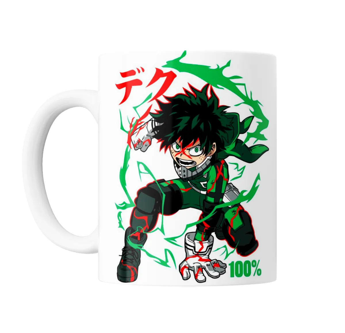Taza de Cerámica My Hero Academia Deku 100% - vista 2