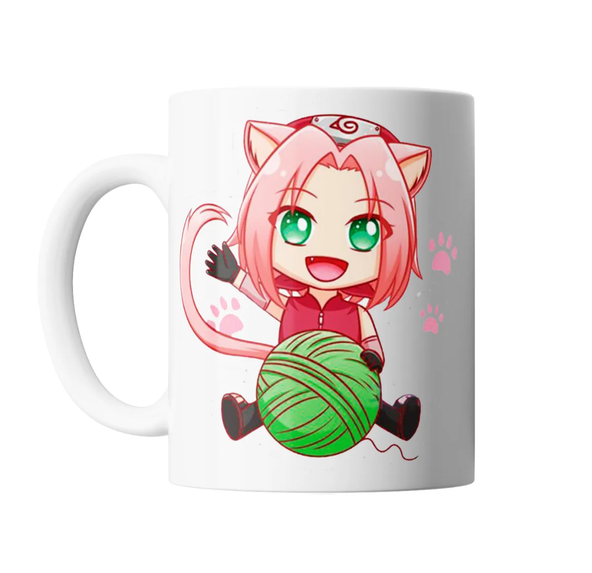 Taza de Cerámica Naruto Sakura Chibi Gatita - vista 2