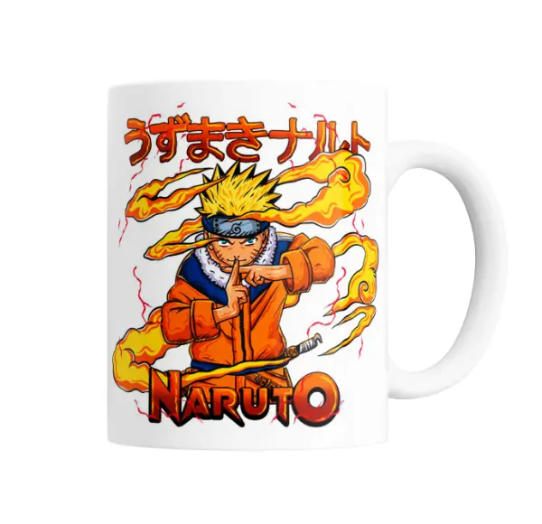Taza de Cerámica Naruto Uzumaki Modo Kurama
