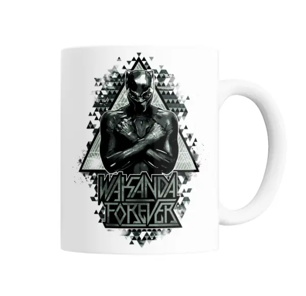 Taza de Cerámica Pantera Negra Wakanda Forever