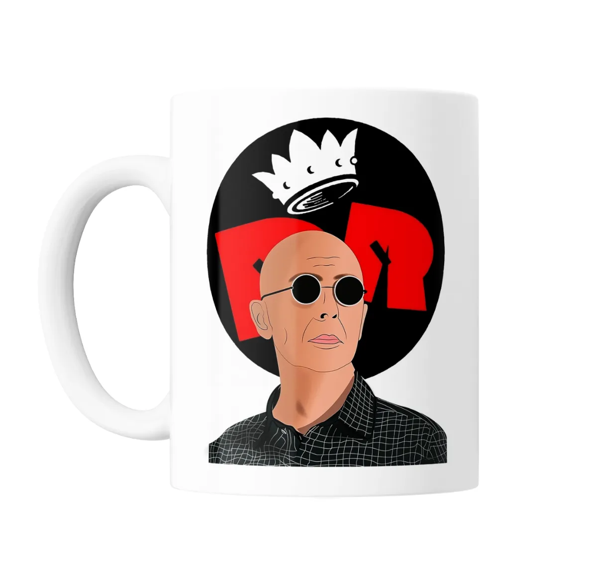 Taza de Cerámica Patricio Rey Logo RR con Corona - vista 2
