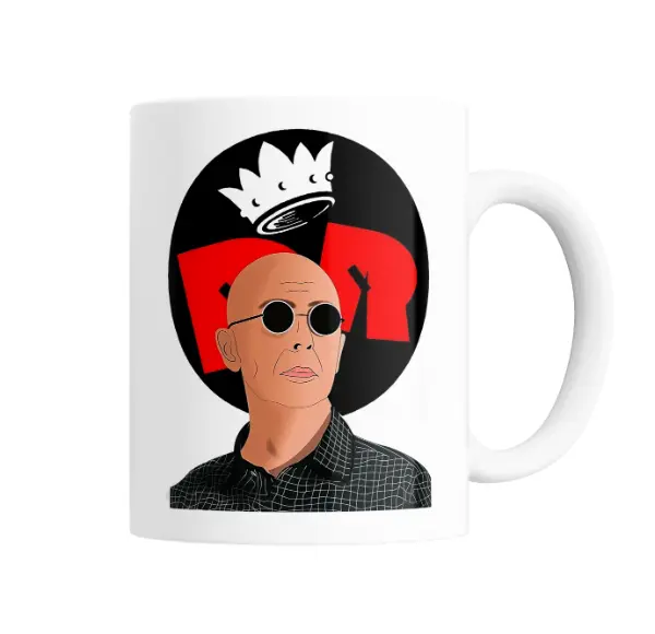 Taza de Cerámica Patricio Rey Logo RR con Corona