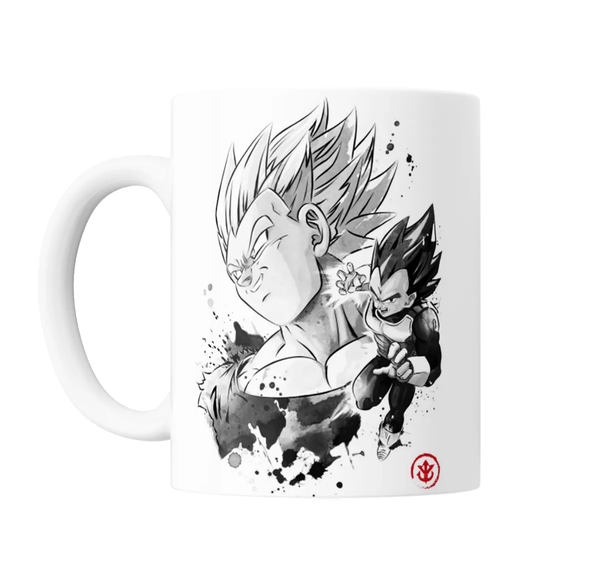 Taza de Cerámica Dragon Ball Vegeta Tinta Sumi - vista 2