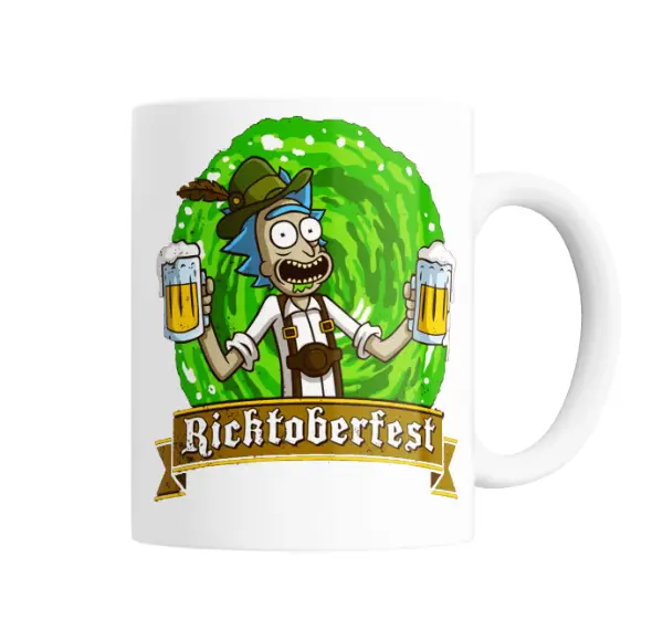 Taza de Cerámica Rick and Morty Ricktoberfest