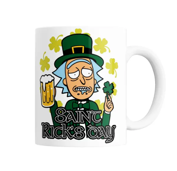 Taza de Cerámica Rick and Morty Saint Rick's Day