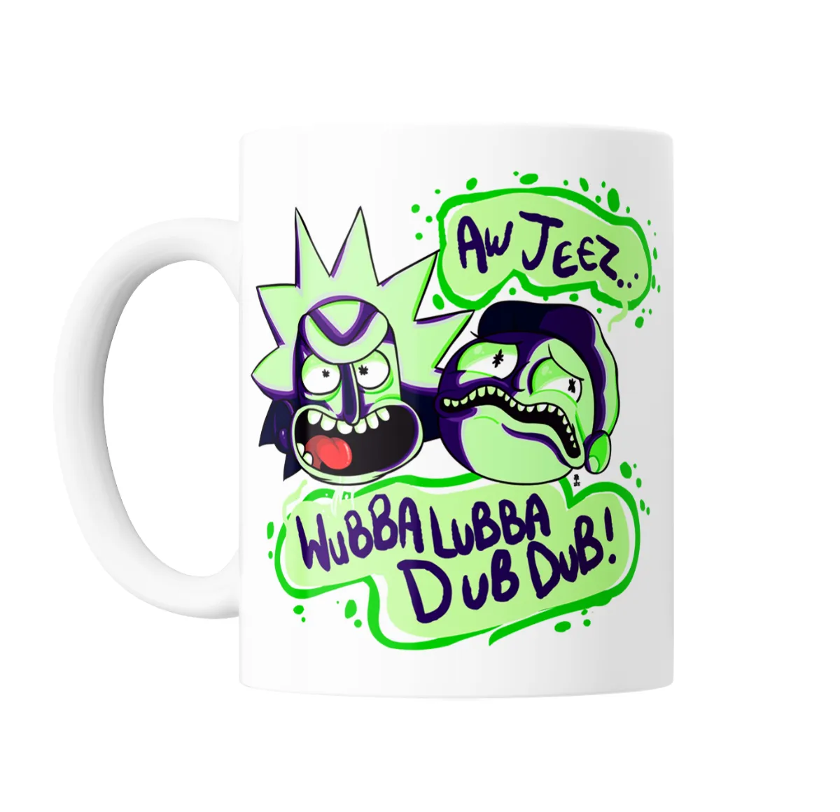 Taza de Cerámica Rick and Morty Wubba Lubba Dub Dub - vista 2