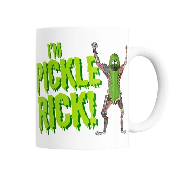 Taza de Cerámica Rick and Morty Pickle Rick