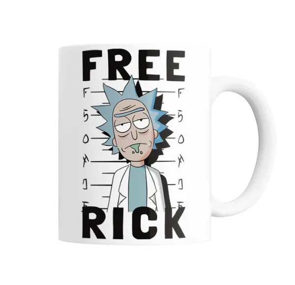 Taza de Cerámica Rick and Morty Free Rick