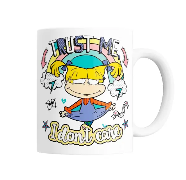 Taza de Cerámica Rugrats Angelica Trust Me I Don't Care