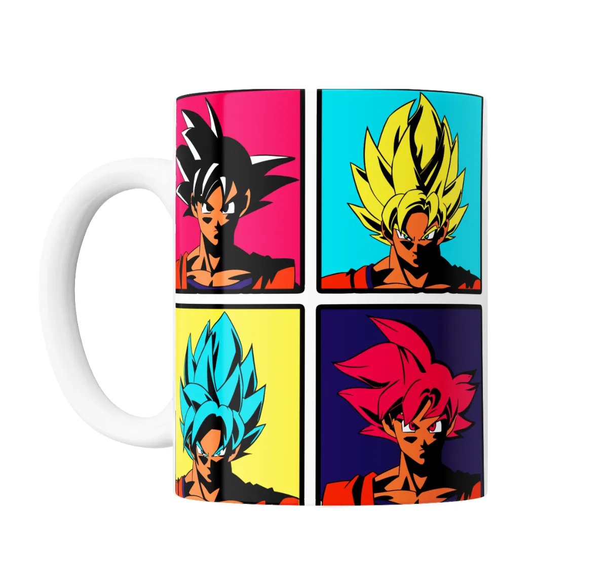 Taza de Cerámica Dragon Ball Goku Pop Art - vista 2