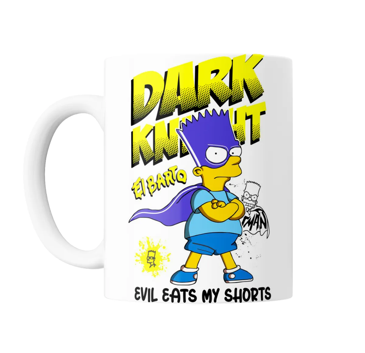 Taza de Cerámica Los Simpson El Barto Dark Knight - vista 2