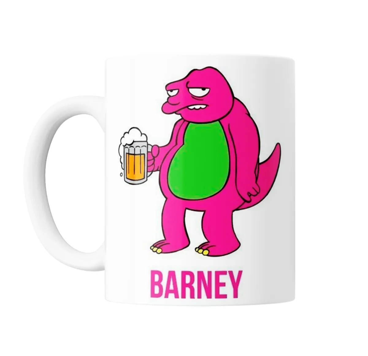 Taza de Cerámica Los Simpson Barney con Cerveza - vista 2