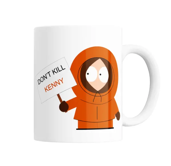 Taza de Cerámica South Park Kenny Don't Kill Kenny