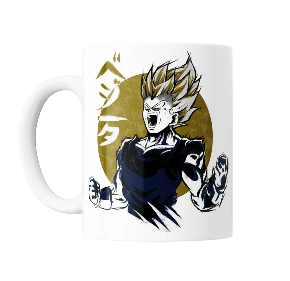 Taza de Cerámica Dragon Ball Vegeta SSJ Rugido Japón - vista 2