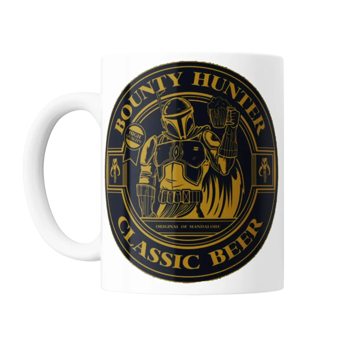 Taza de Cerámica The Mandalorian Bounty Hunter Classic Beer - vista 2