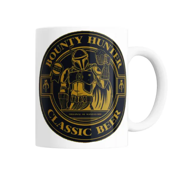 Taza de Cerámica The Mandalorian Bounty Hunter Classic Beer