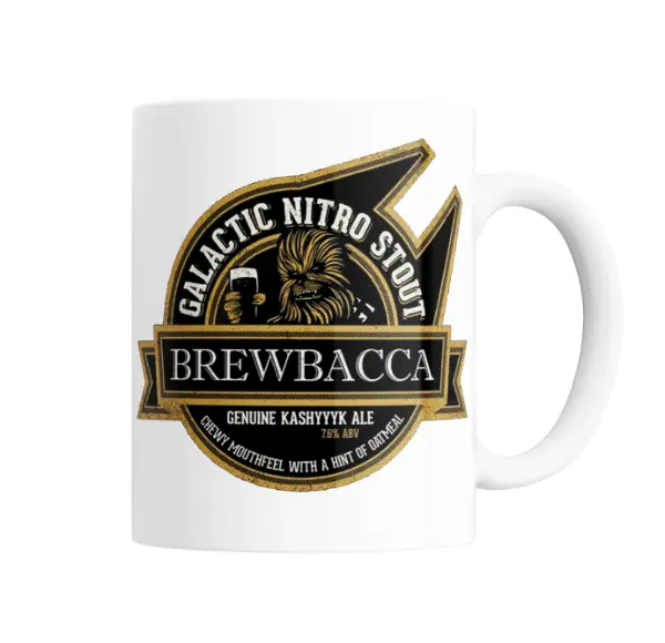 Taza de Cerámica Star Wars Brewbacca Galactic Nitro Stout