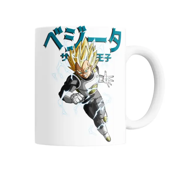 Taza de Cerámica Dragon Ball Vegeta SSJ