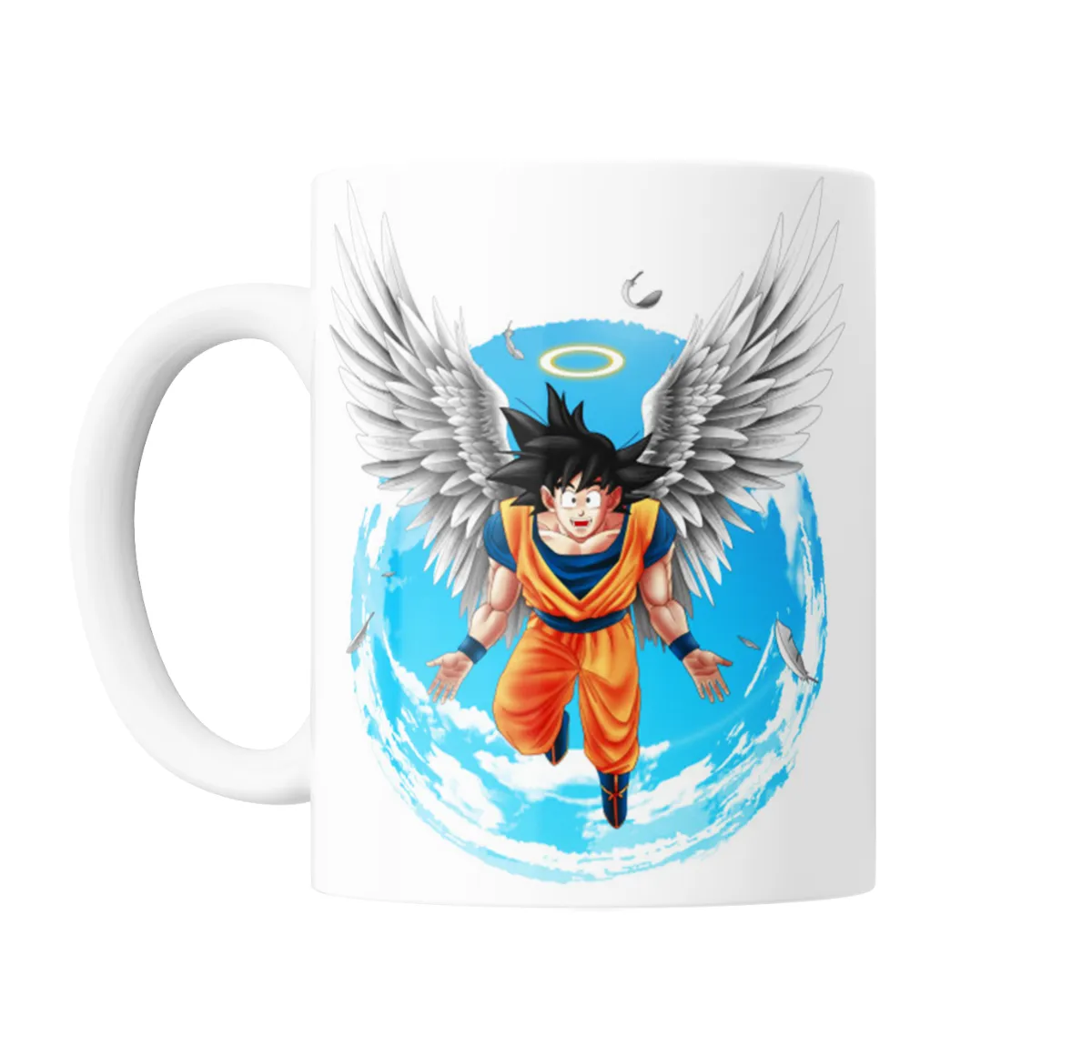 Taza de Cerámica Dragon Ball Goku Ángel con Alas - vista 2