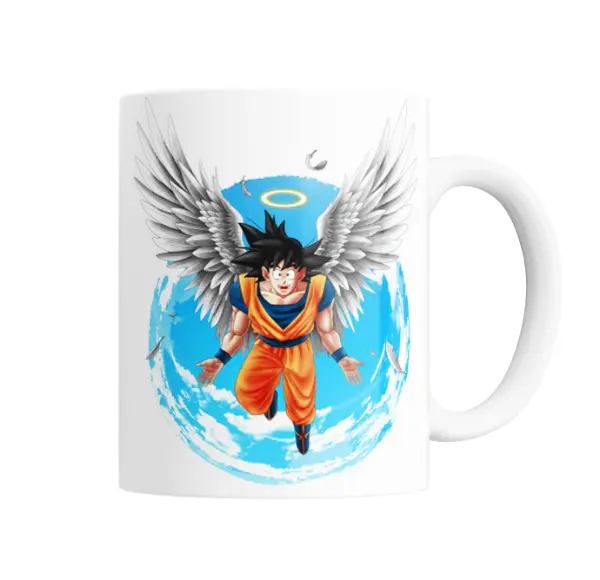 Taza de Cerámica Dragon Ball Goku Ángel con Alas
