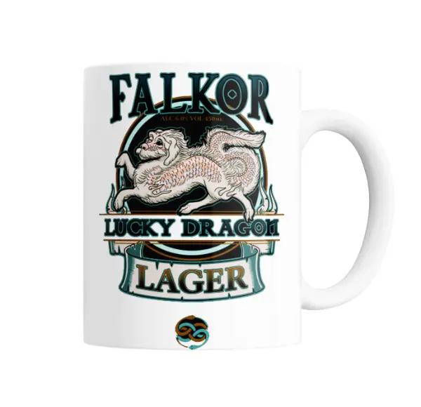Taza de Cerámica The Neverending Story Falkor Lucky Dragon Lager