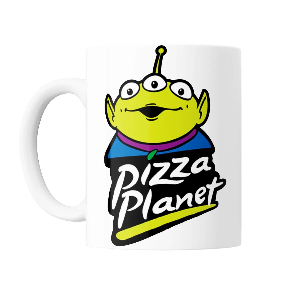 Taza de Cerámica Toy Story Pizza Planet Alien - vista 2