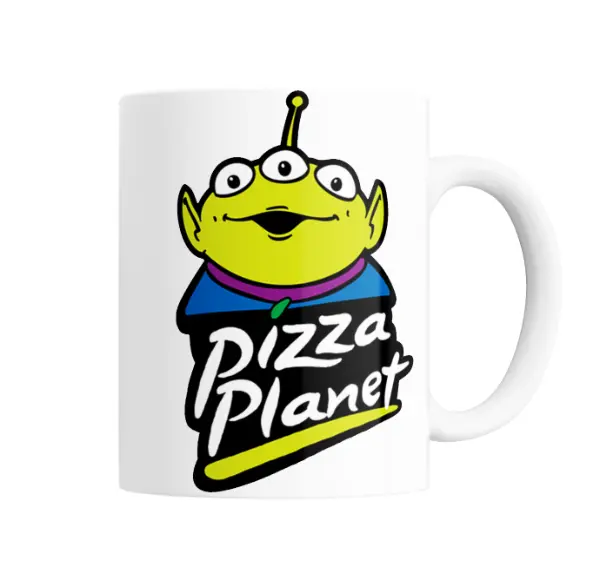 Taza de Cerámica Toy Story Pizza Planet Alien