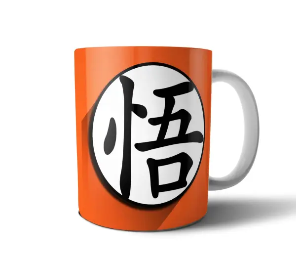 Taza de Cerámica Dragon Ball Símbolo Goku Kanji