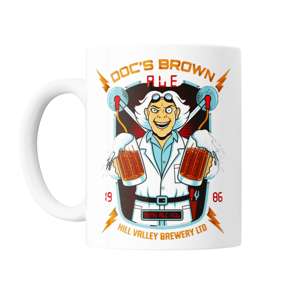 Taza de Cerámica Volver al Futuro Doc Brown Ale - vista 2