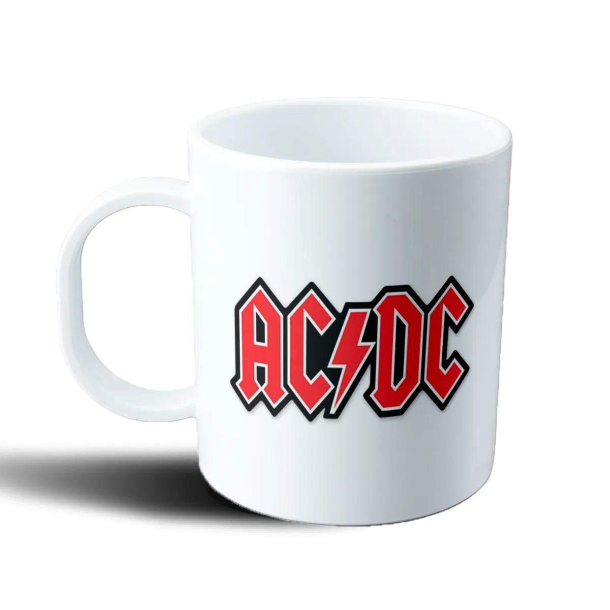 Taza de Plástico AC/DC Logo Rojo - vista 2