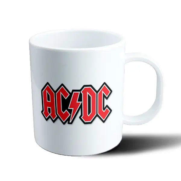 Taza de Plástico AC/DC Logo Rojo