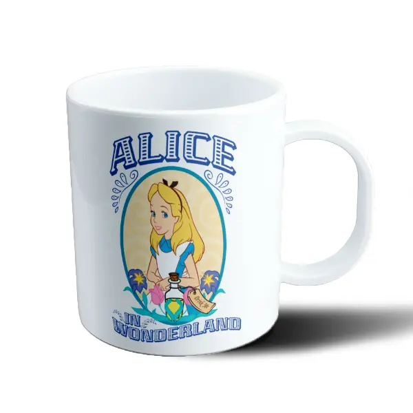 Taza de Plástico Disney Alicia en el País de las Maravillas
