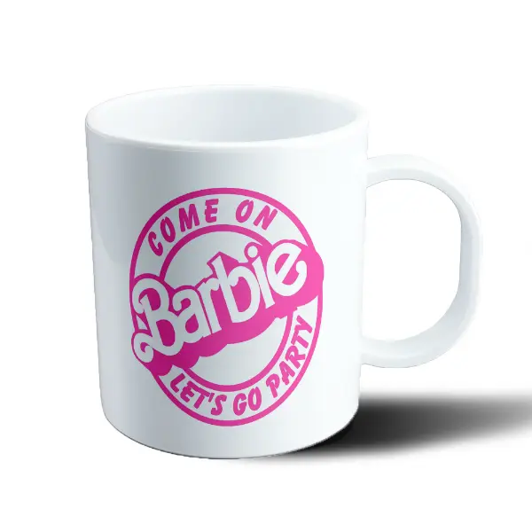 Taza de Plástico Barbie Come On Let's Go Party