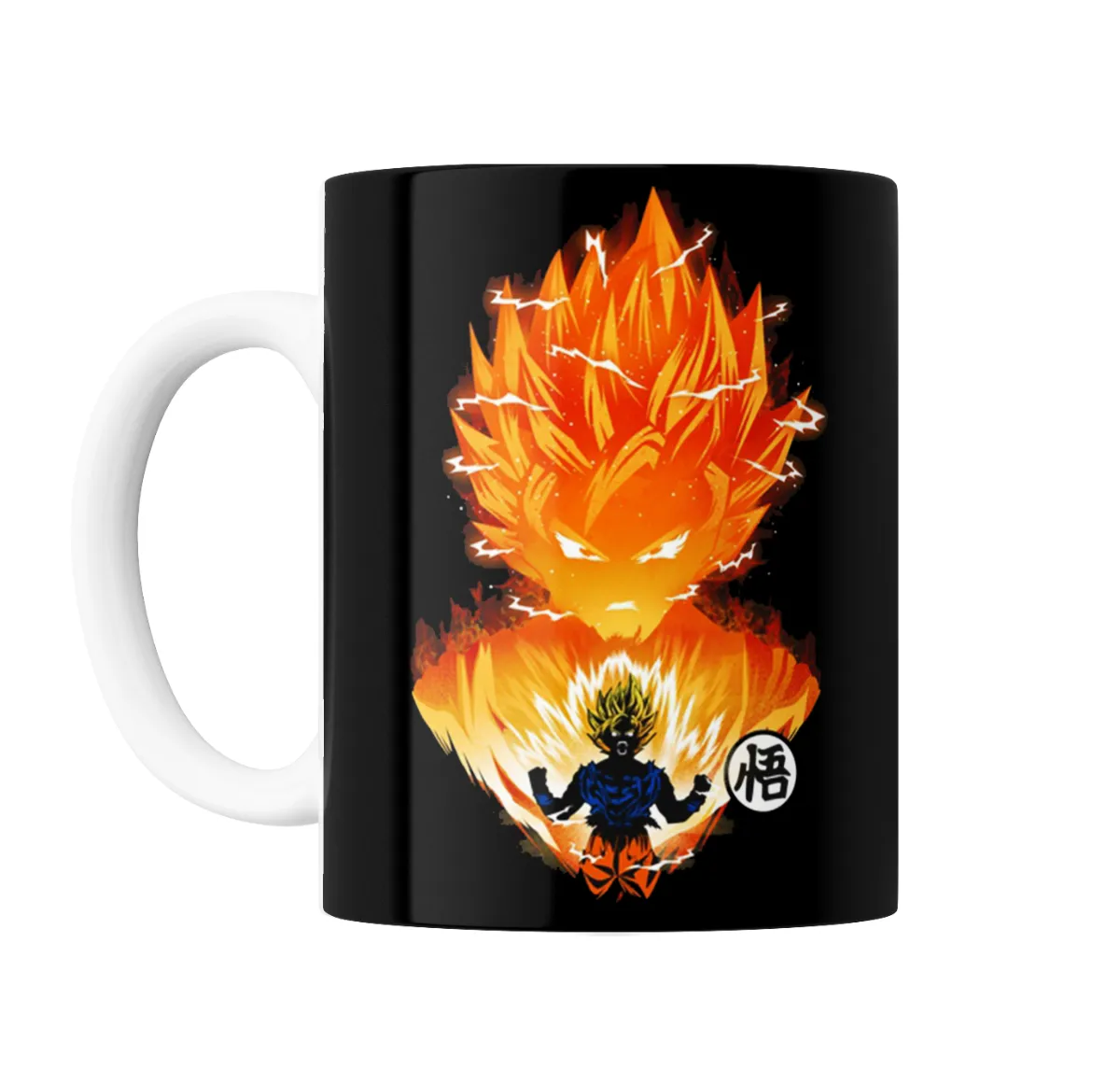Taza de Cerámica Dragon Ball Goku Super Saiyajin Kamehameha - vista 2