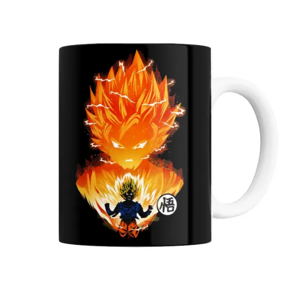 Taza de Cerámica Dragon Ball Goku Super Saiyajin Kamehameha