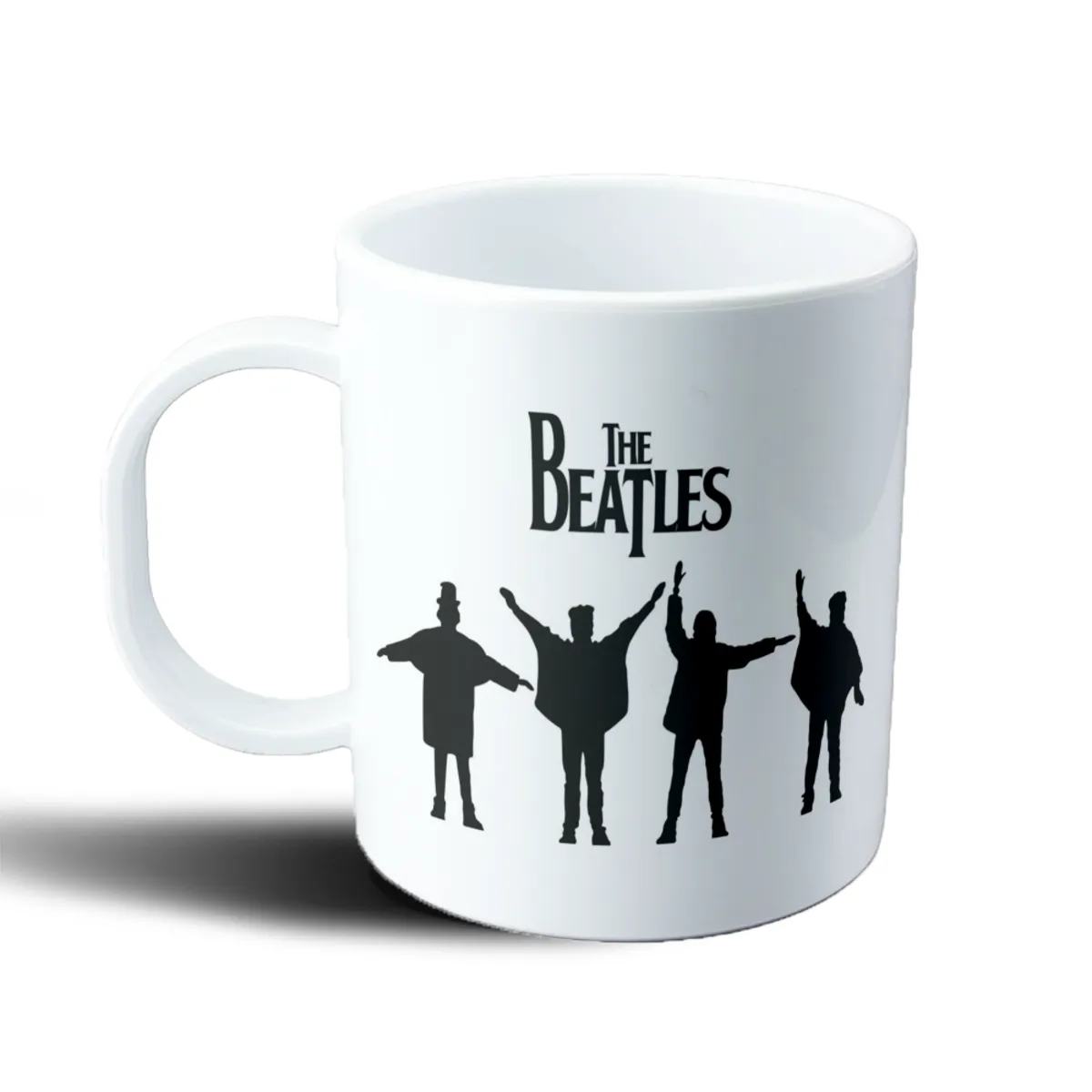 Taza de Plástico The Beatles Siluetas - vista 2