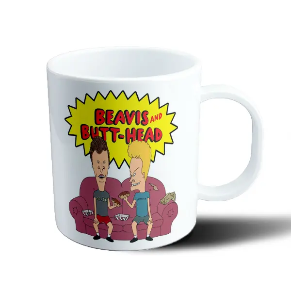Taza de Plástico Beavis and Butt-Head Sentados en el Sillón