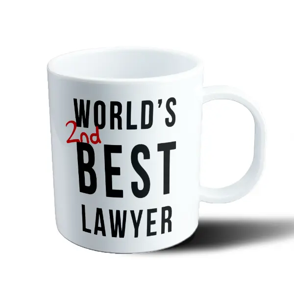 Taza de Plástico Better Call Saul World's 2nd Best Lawyer