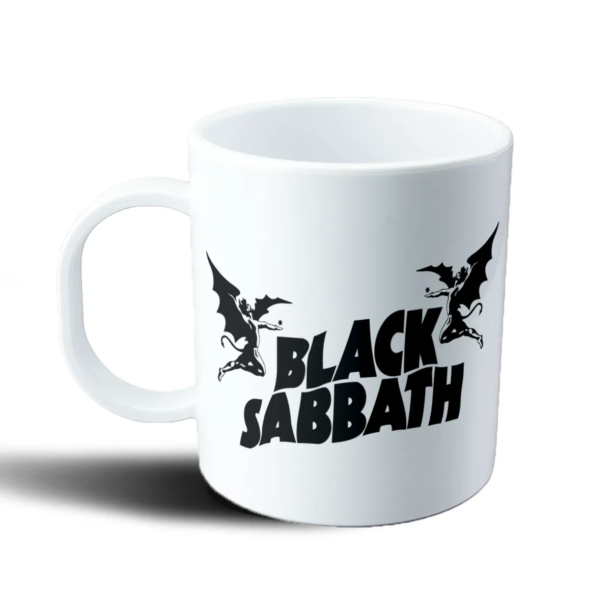 Taza de Plástico Black Sabbath Logo con Figuras Aladas - vista 2