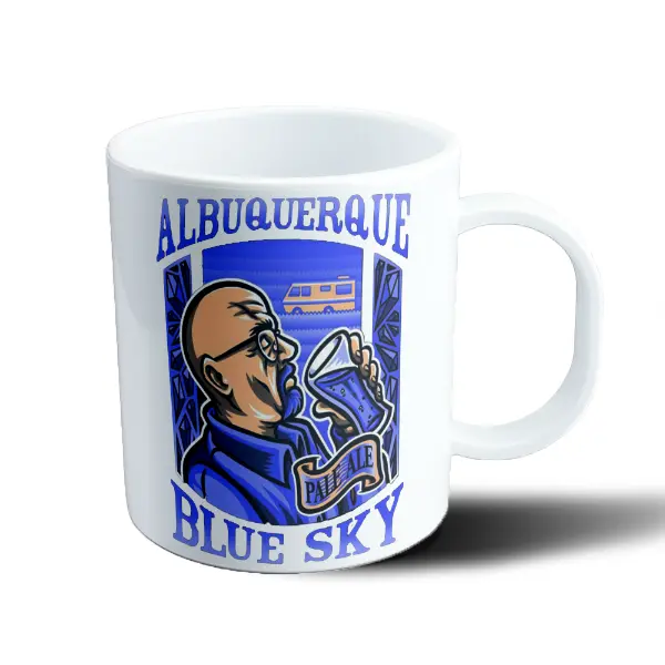 Taza de Plástico Breaking Bad Albuquerque Blue Sky