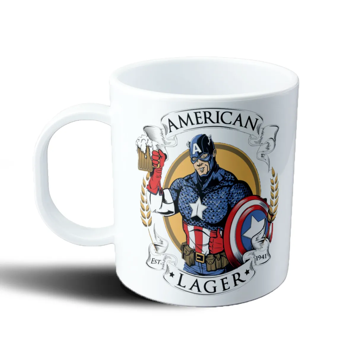 Taza de Plástico Capitán América American Lager - vista 2