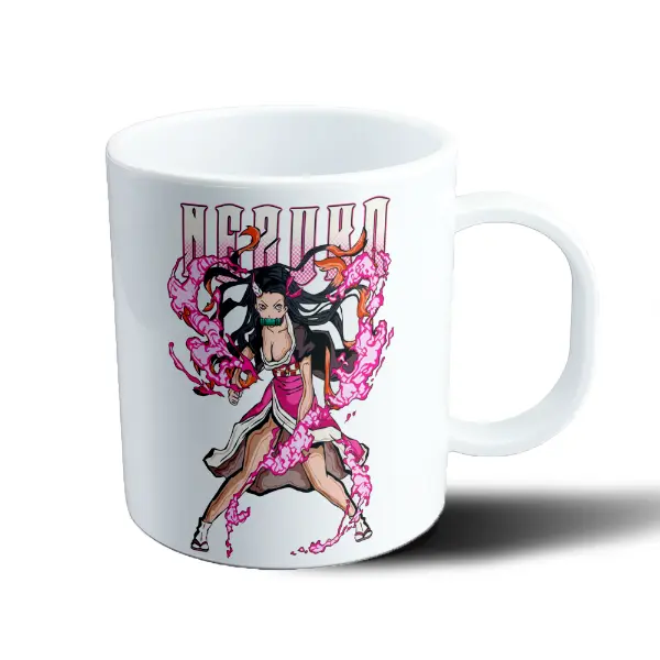 Taza de Plástico Demon Slayer Nezuko Kamado Modo Demonio